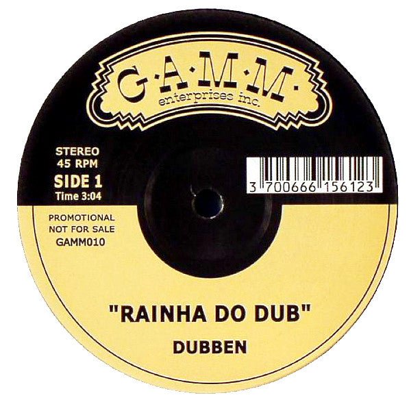 Dubben - Rainha Do Dub EP Vinyl