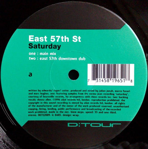 East 57th St. - Saturday Vinyl - Vinyl Record