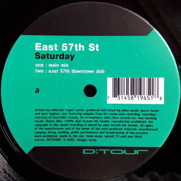 East 57th St. - Saturday Vinyl