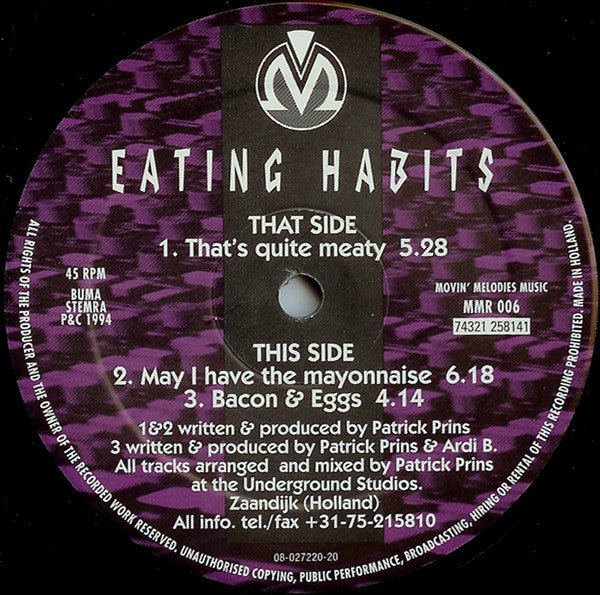 Eating Habits - That's Quite Meaty Vinyl