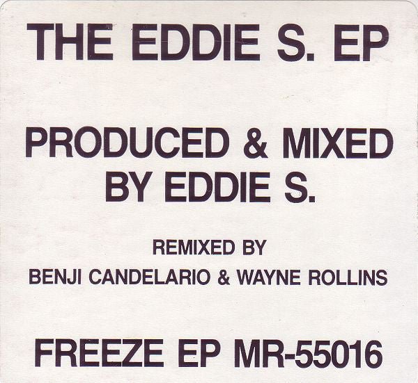 Eddie S. - The Eddie S. EP Vinyl