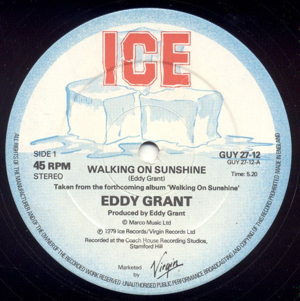 Eddy Grant - Walking On Sunshine Vinyl