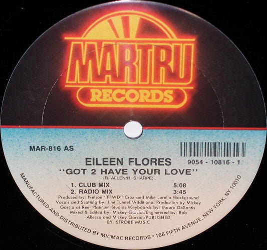 Eileen Flores - Got 2 Have Your Love Vinyl