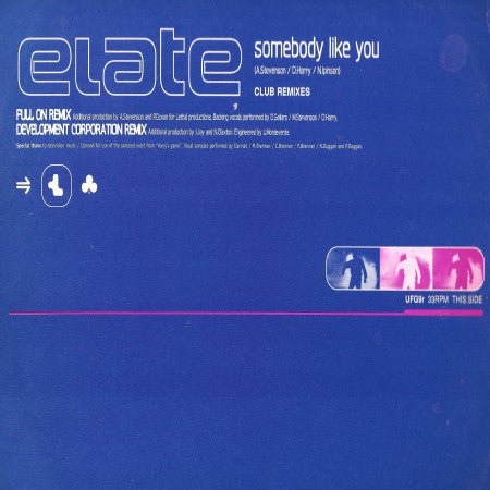 Elate - Somebody Like You (Club Remixes) Vinyl