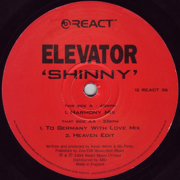 Elevator - Shinny Vinyl