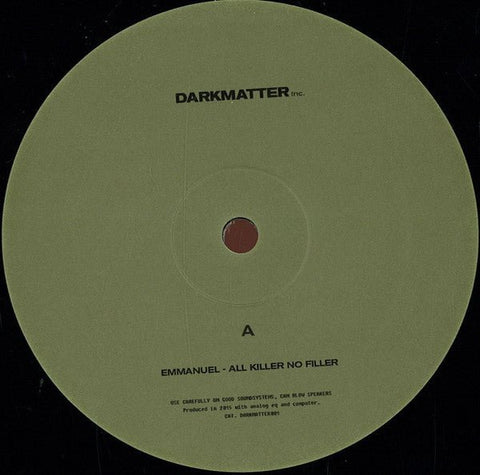 Emmanuel - All Killer No Filler Vinyl - Vinyl Record