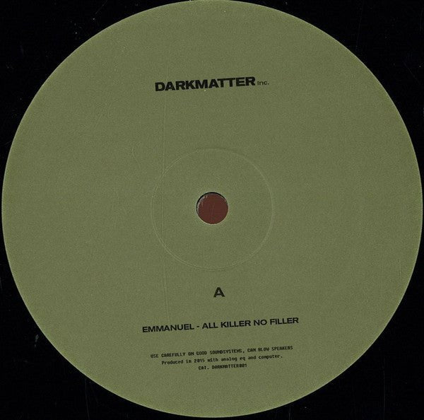 Emmanuel - All Killer No Filler Vinyl
