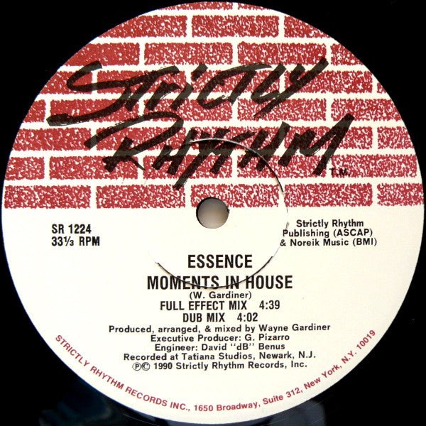 Essence - Moments In House Vinyl
