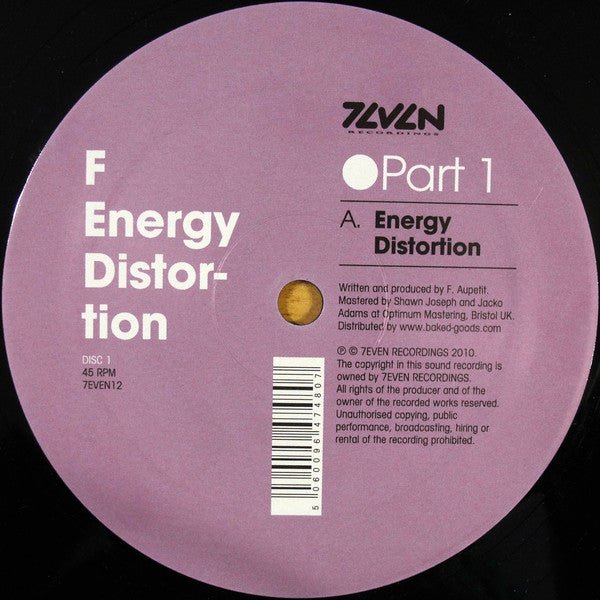 F - Energy Distortion - Part 1 Vinyl