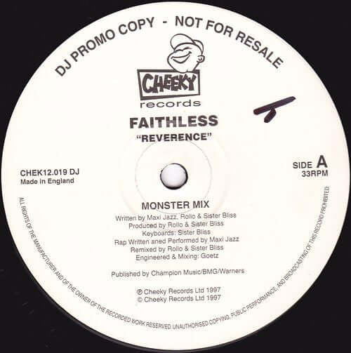 Faithless - Reverence / Insomnia Vinyl