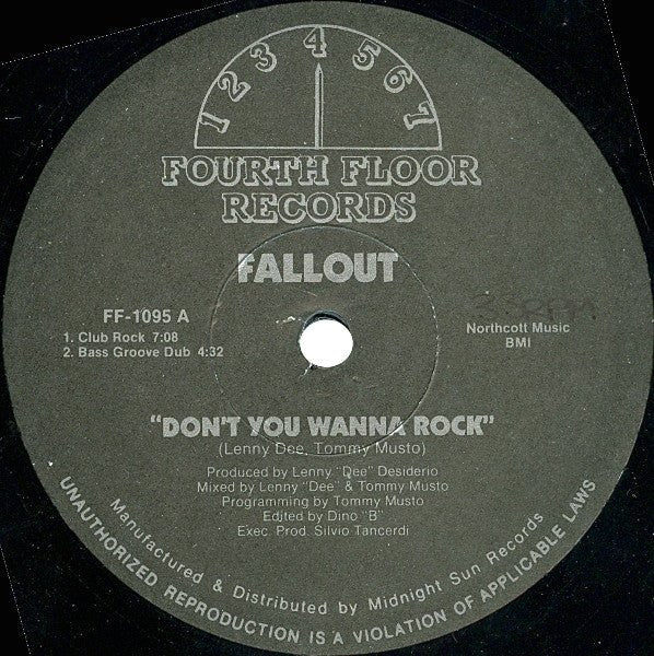 Fallout - Don't You Wanna Rock Vinyl