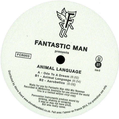 Fantastic Man - Animal Language Vinyl - Vinyl Record