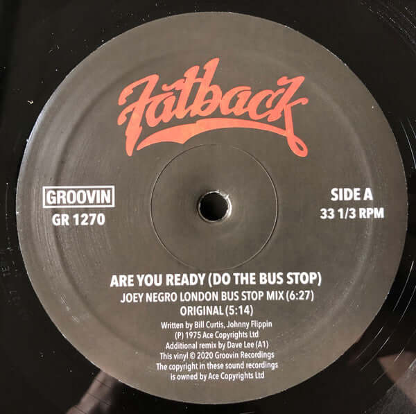 Fatback - (Are You Ready) Do The Bus Stop Vinyl