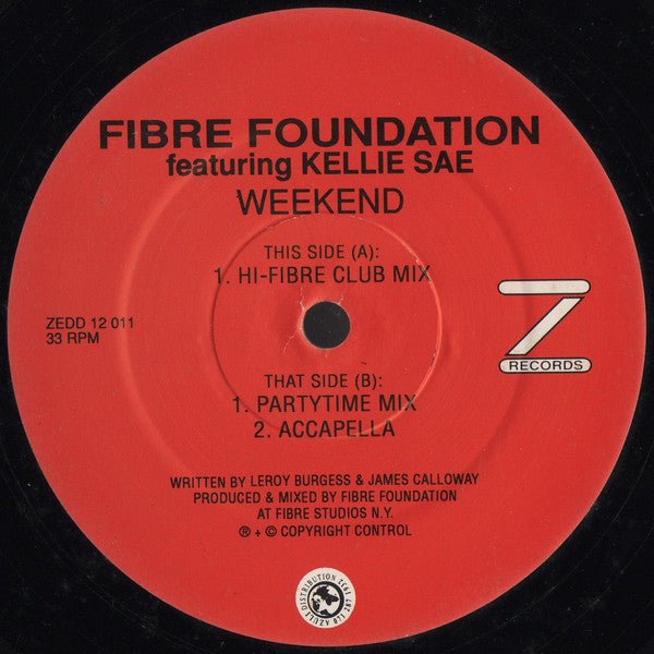 Fibre Foundation Featuring Kellie Sae - Weekend Vinyl