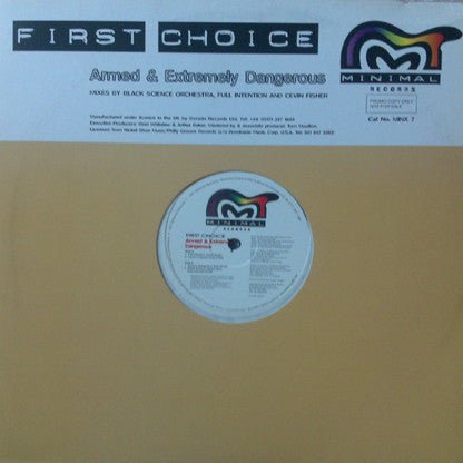 First Choice - Armed And Extremely Dangerous (1997 Remixes By Full Intention & Cevin Fisher) Vinyl - Vinyl Record