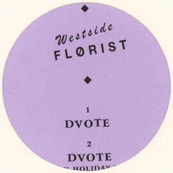 Flørist - Dvote Vinyl