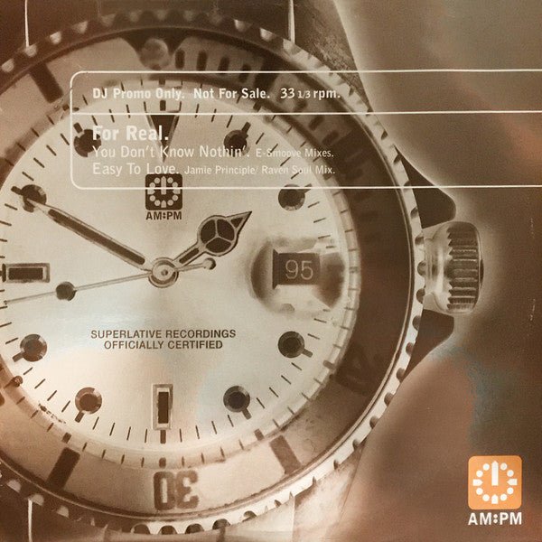 For Real - You Don't Know Nothin' / Easy To Love Vinyl