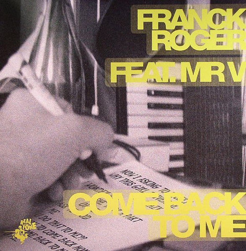 Franck Roger Feat. Mr. V - Come Back To Me Vinyl - Vinyl Record