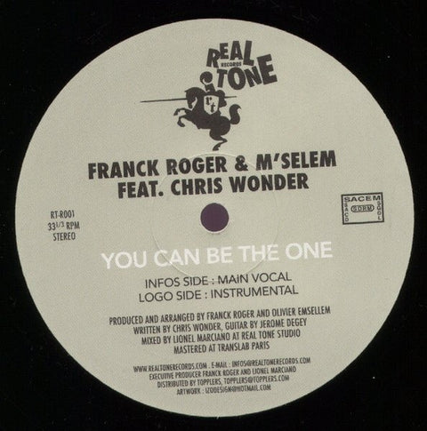 Franck Roger & M'Selem Feat. Chris Wonder - You Can Be The One Vinyl - Vinyl Record