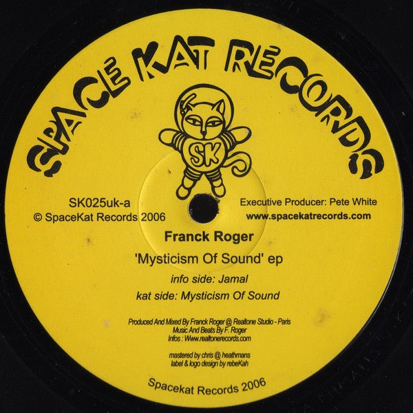 Franck Roger - Mysticism Of Sound EP Vinyl