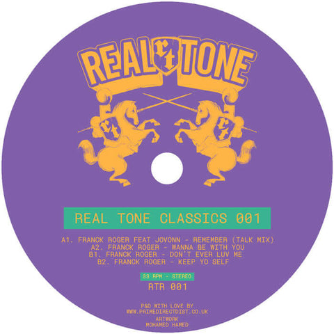 Franck Roger - Real Tone Classics 001 Vinyl - Vinyl Record