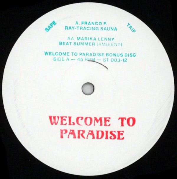 Franco F. / Marika Lenny - Welcome To Paradise Bonus Disc Vinyl