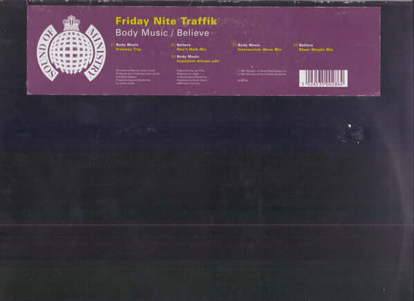 Friday Nite Traffik - Body Music / Believe Vinyl