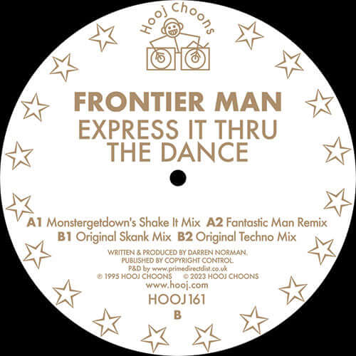 Frontier Man - Express It Thru The Dance - Mixes Vinyl