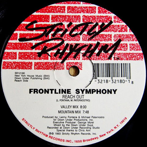 Frontline Symphony - Reach Out / Love & Affection Vinyl - Vinyl Record