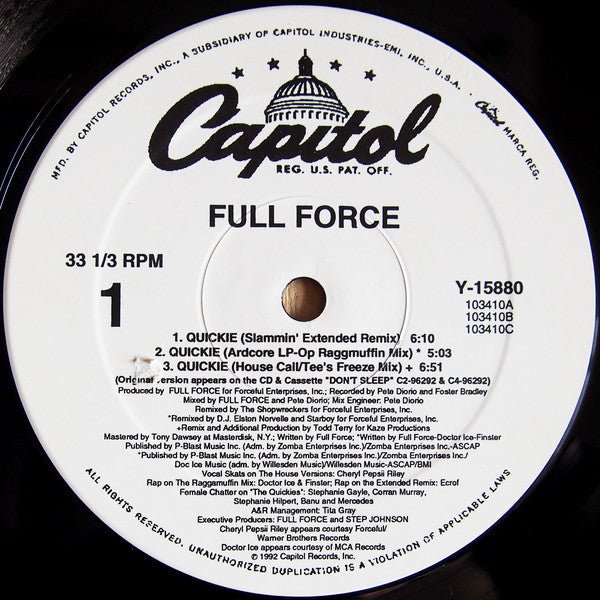 Full Force - Quickie Vinyl