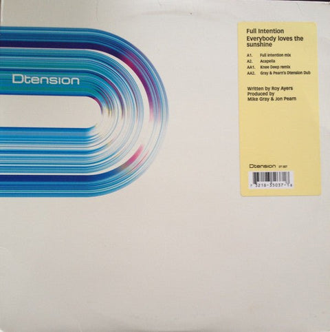 Full Intention - Everybody Loves The Sunshine Vinyl - Vinyl Record