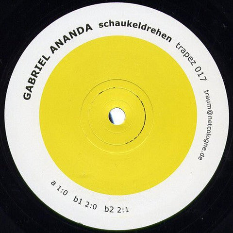 Gabriel Ananda - Schaukeldrehen Vinyl - Vinyl Record