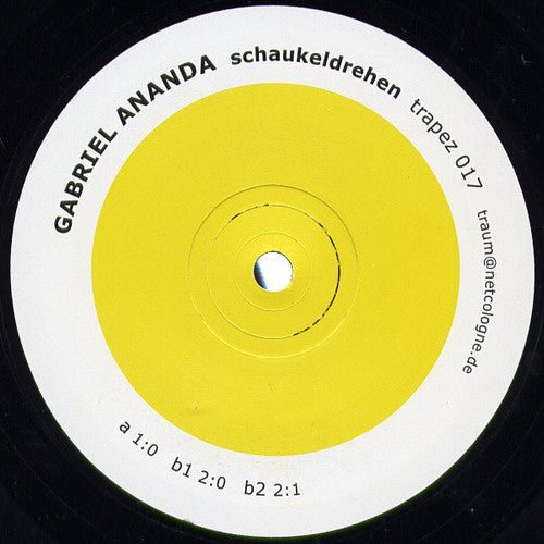 Gabriel Ananda - Schaukeldrehen Vinyl