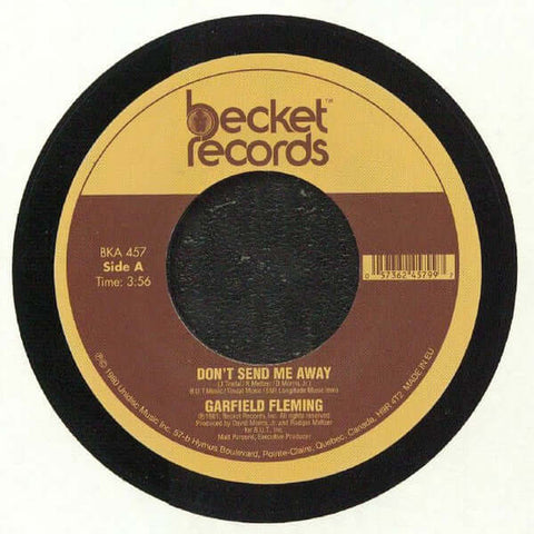 Garfield Fleming - Don't Send Me Away Vinyl - Vinyl Record