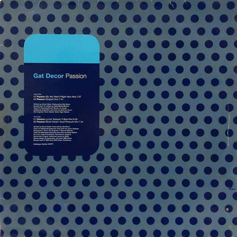 Gat Decor - Passion Vinyl - Vinyl Record