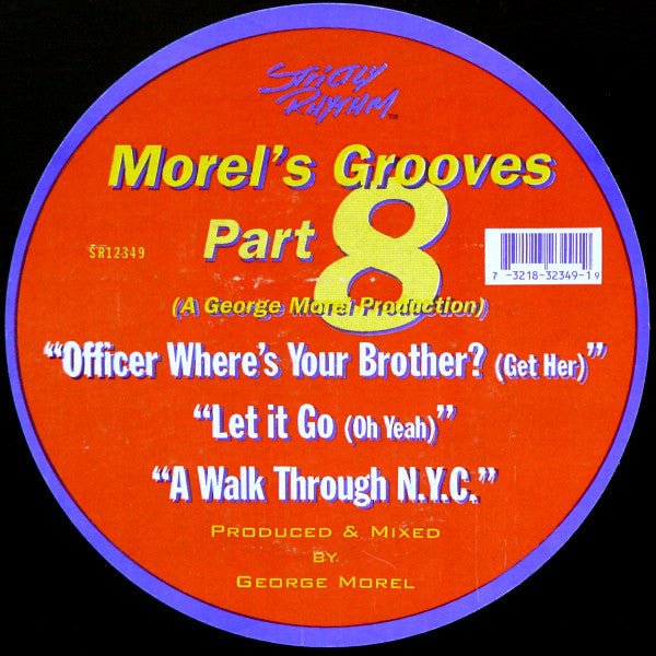 George Morel - Morel's Grooves Part 8 Vinyl
