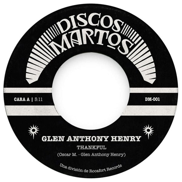 Glen Anthony Henry - Thankful / Fade Away Vinyl