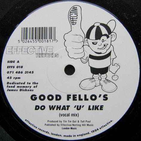 Good Fello's - Do What 'U' Like Vinyl