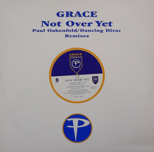 Grace - Not Over Yet (Paul Oakenfold / Dancing Divaz Remixes) Vinyl