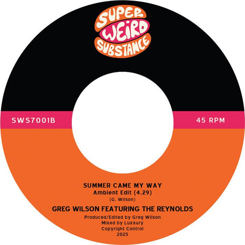 Greg Wilson Featuring The Reynolds - Summer Came My Way Vinyl - Vinyl Record
