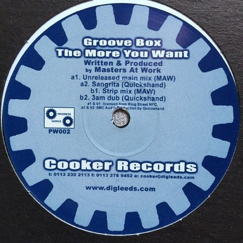 Groove Box - The More You Want Vinyl - Vinyl Record