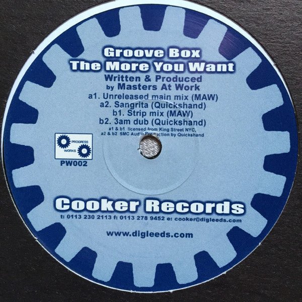 Groove Box - The More You Want Vinyl