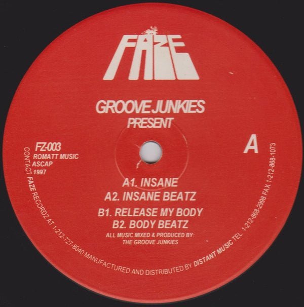 Groove Junkies - Insane Vinyl