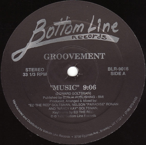 Groovement - Music / Bottom Groove Vinyl