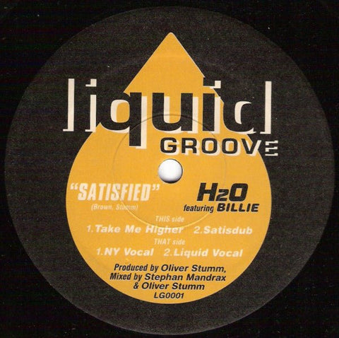 H2O Featuring Billie - Satisfied Vinyl - Vinyl Record