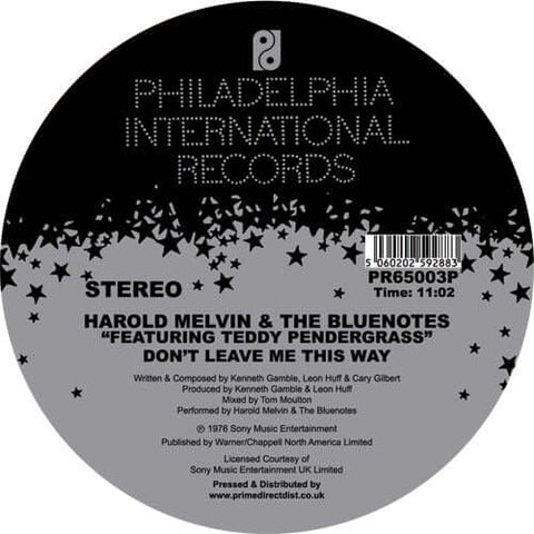 Harold Melvin & The Blue Notes feat. Teddy Pendergrass - Bad Luck Vinyl - Vinyl Record
