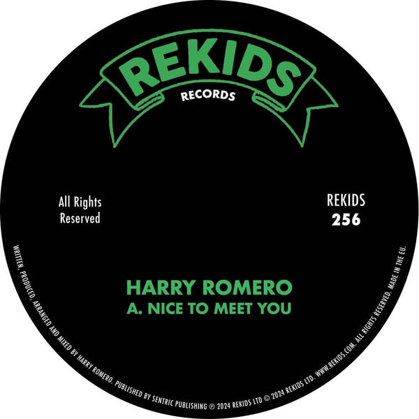 Harry Romero - Nice To Meet You Vinyl
