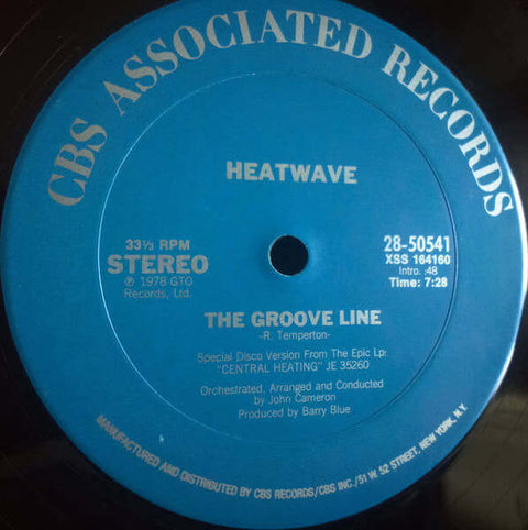 Heatwave - The Groove Line / Always And Forever Vinyl - Vinyl Record