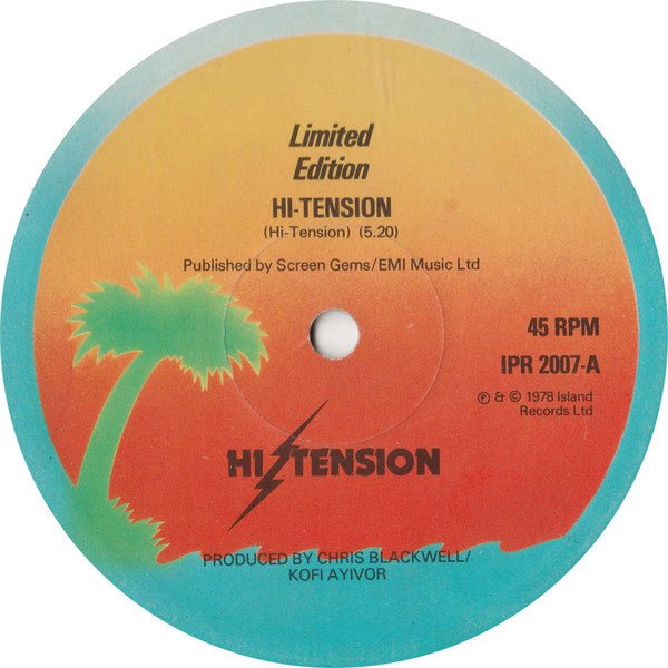 Hi - Tension - Hi - Tension / Girl I Betcha Vinyl