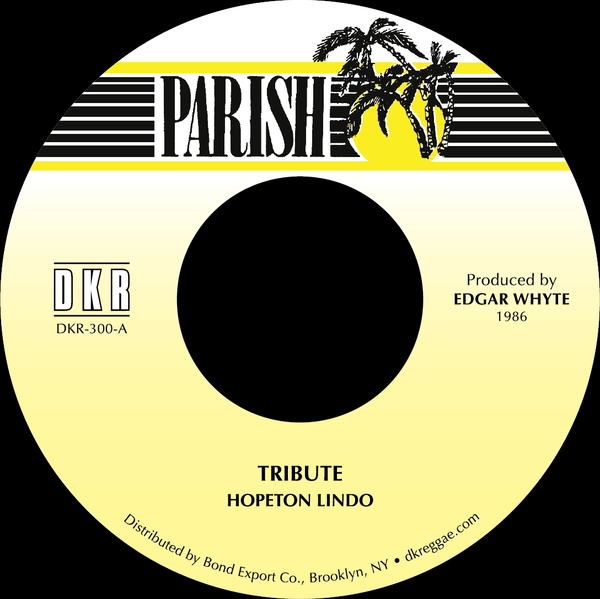 Hopeton Lindo - Tribute Vinyl
